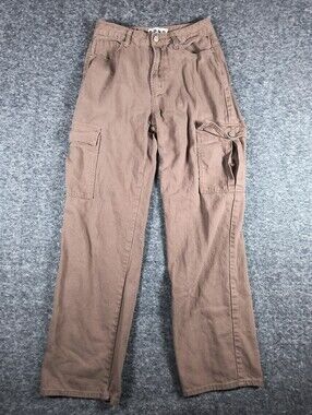 S.O.N.G relaxed fit tan cargo pants, women's 7/28